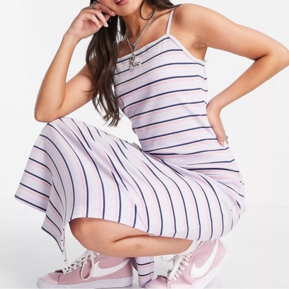 Nike Sportswear Femme Ribbed Midi Dress - Picture 4 of 12